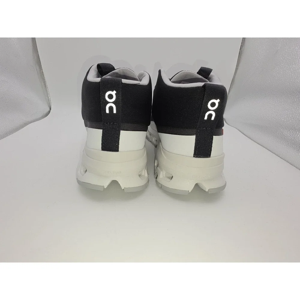On Youth  Cloudhero Mid Waterproof Hiking Boots  Black & White Size 6.5